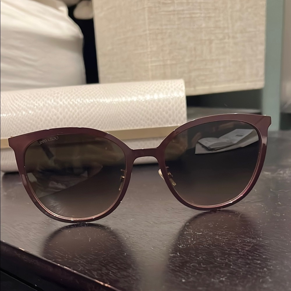 Jimmy Choo Elegant Brown Sunglasses